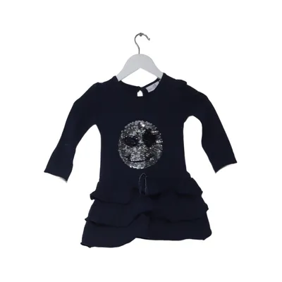 Dress (Blue) from Happy Girls Cotton, Elastane