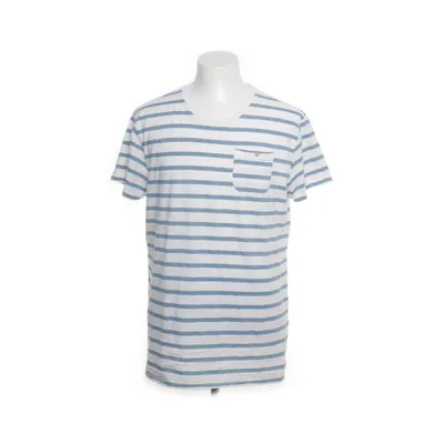 T-shirt (Wit, Blauw) van 55 Stage Acryl, Katoen, Polyester, Viscose