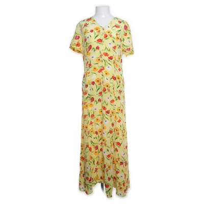 Maxi dress (Yellow, Multicolored) from August Silk Silk