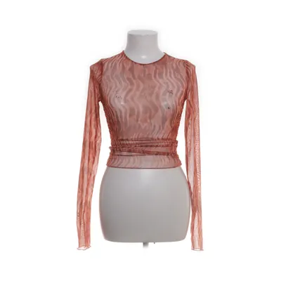 Topp (Orange, Brun) från Zara Elastan, Polyester