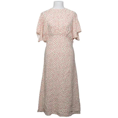 Maxikleid (Weiß, Rot) von Victoria Beckham Elasthan, Polyester, Viskose
