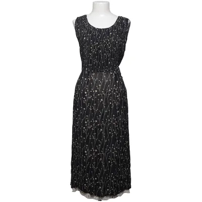 Jurk (Zwart, Beige) van Rene Derhy Katoen, Elastaan, Viscose