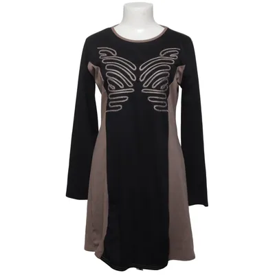 Robe (Noir, Beige) de Elitzia Élasthane, Polyester