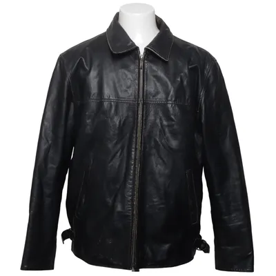 Leren jack (Zwart) van Outfit Leer