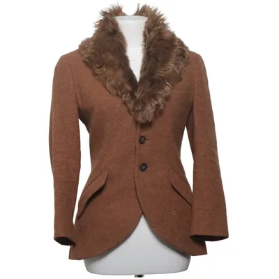 Blazer (Bruin) van Ralph Lauren Alpacawol, Viscose
