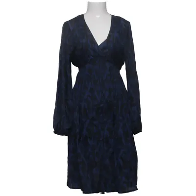 Robe (Bleu, Noir) de ESPRIT Collection Acétate, Soie