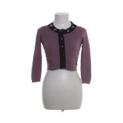 Cardigan (Purple, Black) from Couture Nylon, Polyester, Viscose