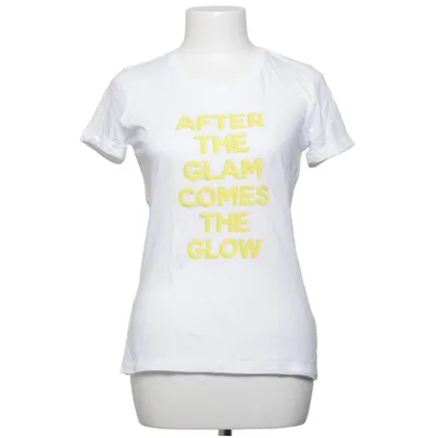 T-shirt (Wit, Geel) van Delicatelove Katoen, Modal