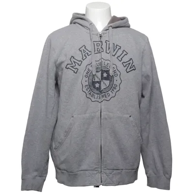 Sweat à capuche (Gris) de Marwin Coton, Polyester