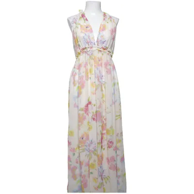 Maxi dress (Yellow, Multicolored) from Zara Polyester