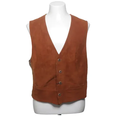 Leather vest (Brown) from Big L Leather