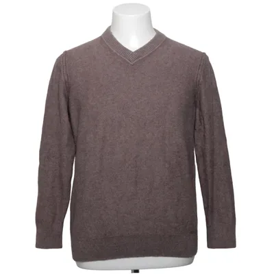 Pull-over (Marron) de Johnston & Murphy Coton, Polyester, Laine