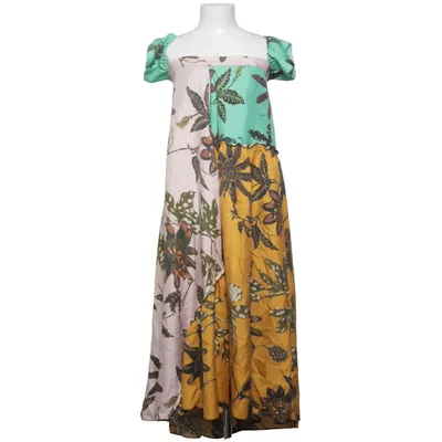 Maxikleid (Gelb, Pink, Grün) von Dorothee Schumacher Elasthan, Polyamid, Seide