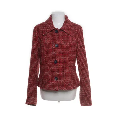 Blazer (Red, Multicolored) from Promiss Acrylic, Polyester, Wool