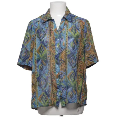 Kortärmad skjorta (Blå, Grön, Brun, Flerfärgad) från Kim Rogers Polyester