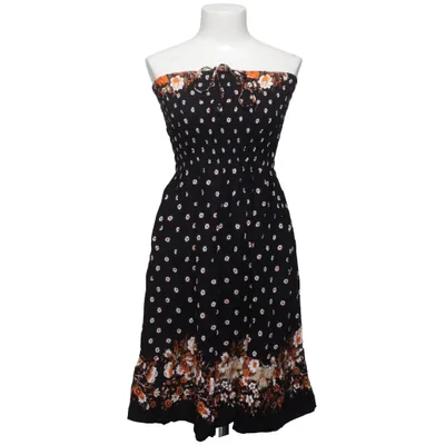 Dress (Black, Orange, White) from Rayon Viscose