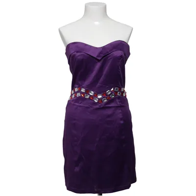 Cocktailjurk (Lila) van Usco Katoen, Elastaan, Polyester