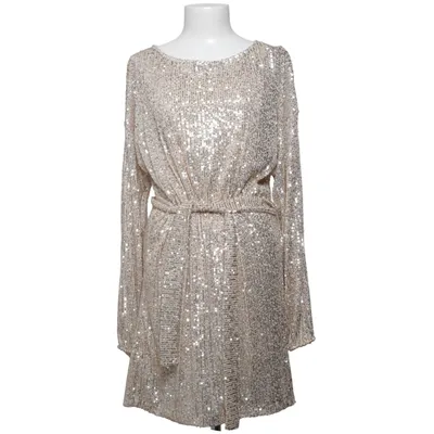 Robe de cocktail (Or) de Maja Nilsson Lindelöf x Gina Tricot Polyester