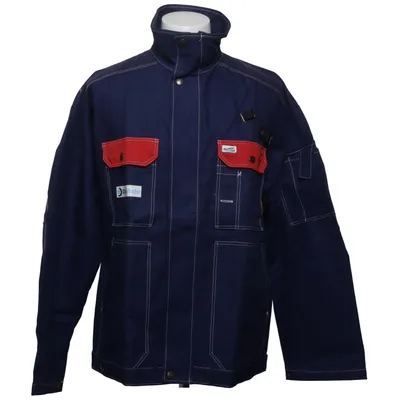 Work jacket (Blue, Red) from Fristads Cotton, Polyamide
