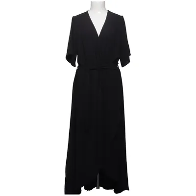 Robe portefeuille (Noir) de New Look Curves Élasthane, Polyester