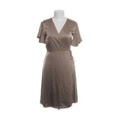 Wikkeljurk (Beige) van Object Polyester, Elastaan