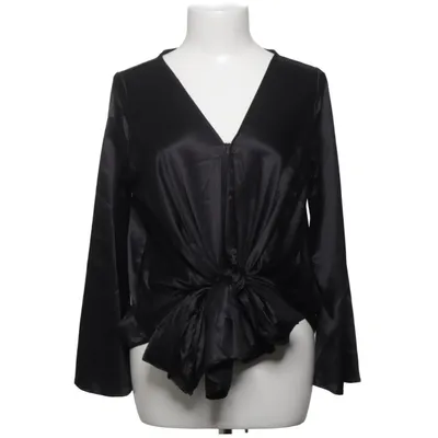 Wrap blouse (Black) from Viktoria Chan Silk