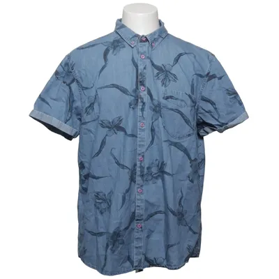 Chemise à manches courtes (Bleu) de Cedar Wood State Coton