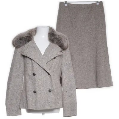 Dräkt (Beige, Brun) från Madeleine Acetat, Polyamid, Ull, Viskos