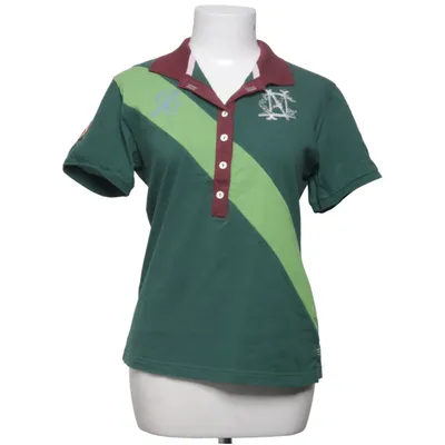 Polo shirt (Green, Red) from Canterbury of New Zealand Cotton, Elastane