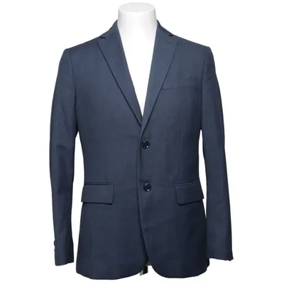 Kavaj (Blå) från Mango Man Polyester, Viskos
