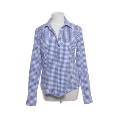 Shirt (White, Blue) from The Shirt Factory Cotton