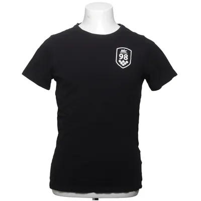 T-shirt (Zwart) van James Harvest Katoen