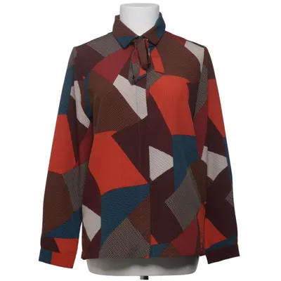 Blouse (Orange, Brown, Multicolored) from Suncoo Polyester