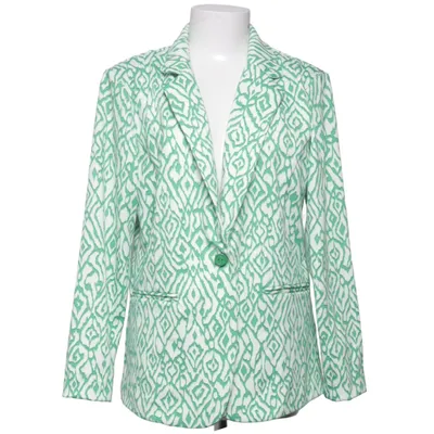 Kavaj (Grön, Vit) från Ichi Elastan, Polyester, Viskos