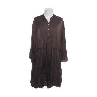Dress (Brown) from Made in italy Silk, Viscose