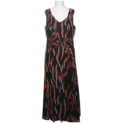 Långklänning (Svart, Orange, Flerfärgad) från Women's Selection Polyester