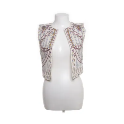 Kostuumgilet (Beige, Meerkleurig) van Mango Katoen, Polyester