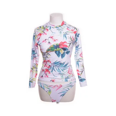 Swim set (White, Multicolored) Elastane, Polyester