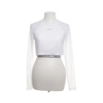 Träningströja (Vit) från Fila Linne, Polyester, Elastan