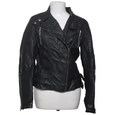 Veste de motard (Noir) de King of Fashion Polyuréthane
