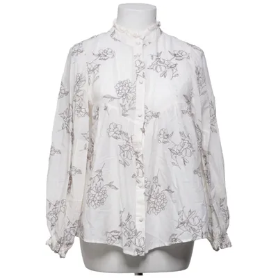 Bluse (Hvid, Sort) fra Zara