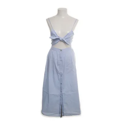 Klänning (Vit, Blå) från Zara Woman Studio Bomull, Polyamid, Elastan