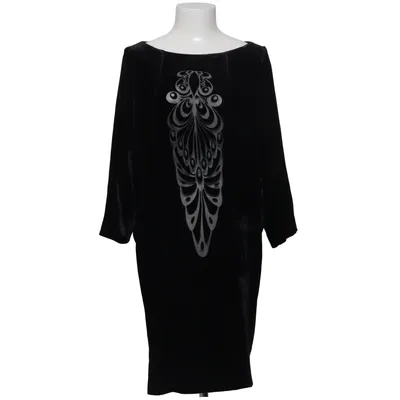 Robe (Noir) de Rützou Soie, Viscose