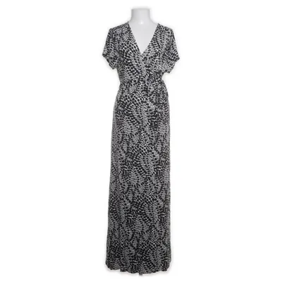 Wrap dress (White, Black) from Åhléns Elastane, Viscose