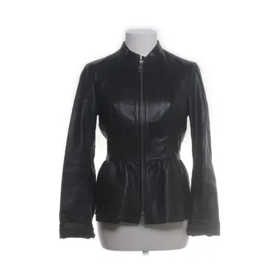 Läderjacka (Svart) från Boss Hugo Boss Polyester, Skinn