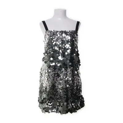 Cocktailkjole (Sort, Sølv) fra Zara Polyester