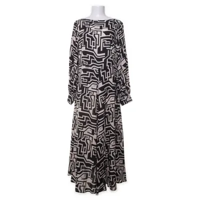 Maxikjole (Beige, Sort) fra Richard Allan x H&M Viscose
