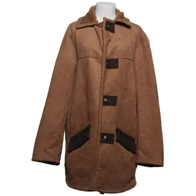 Shearling jacket (Brown) from A. Collezioni Faux fur, Leather