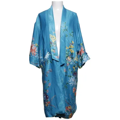 Dressing gown (Blue, Multicolored) from Zara Polyester