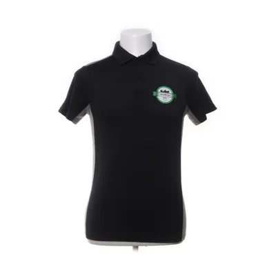 Pikétröja (Svart, Grå) från Graphix Polyester